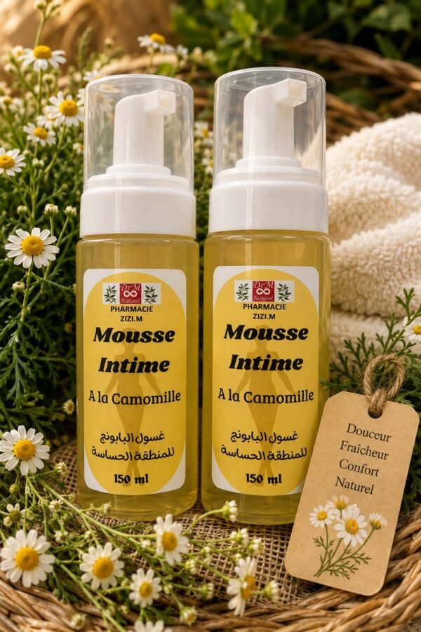 MOUSSE NETTOYANTE INTIME À LA CAMOMILLE