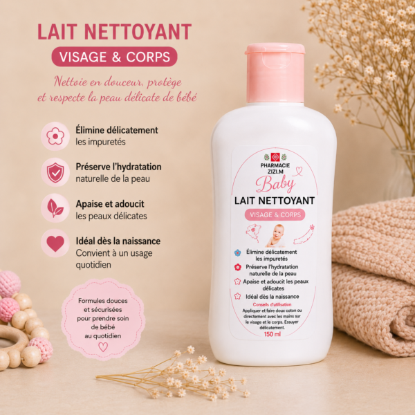 LAIT NETTOYANT BABY