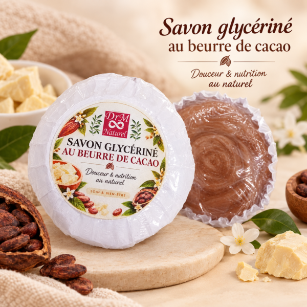 savon glycériné au beurre de cacao